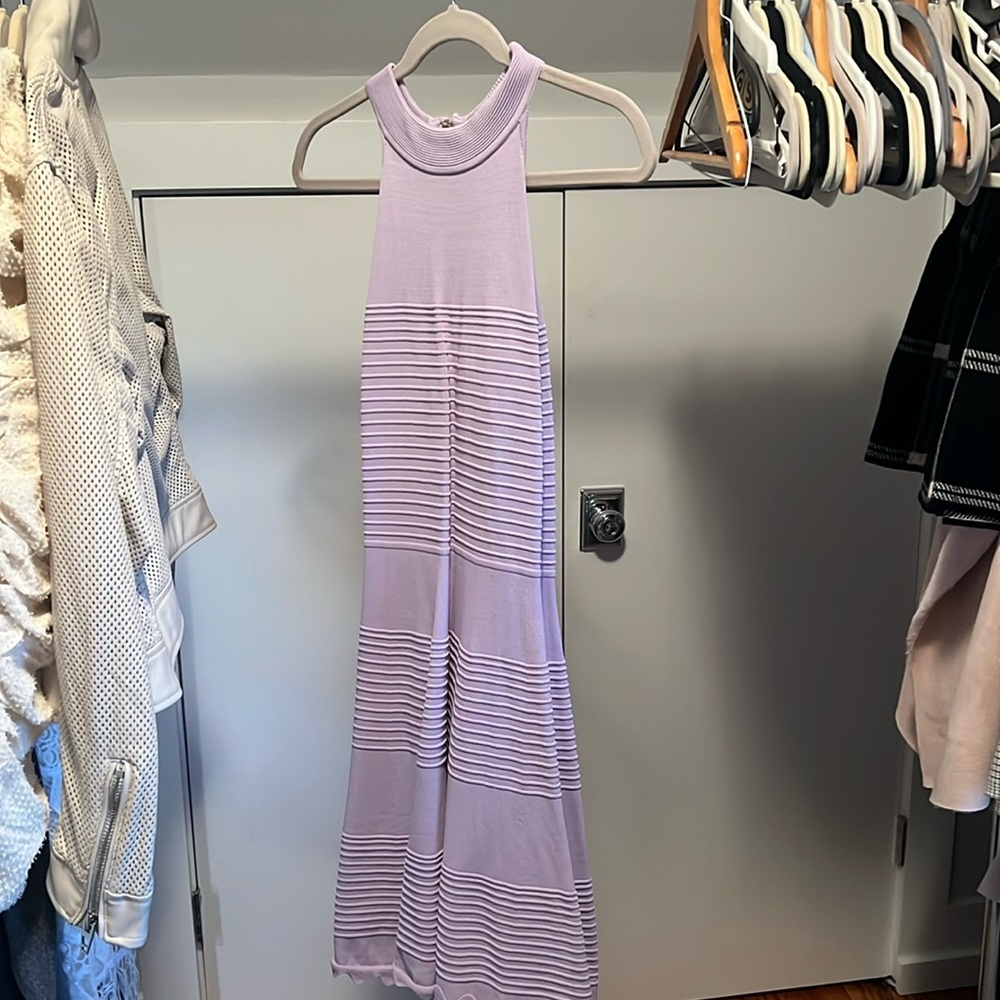 Eliza J wedding guest dress